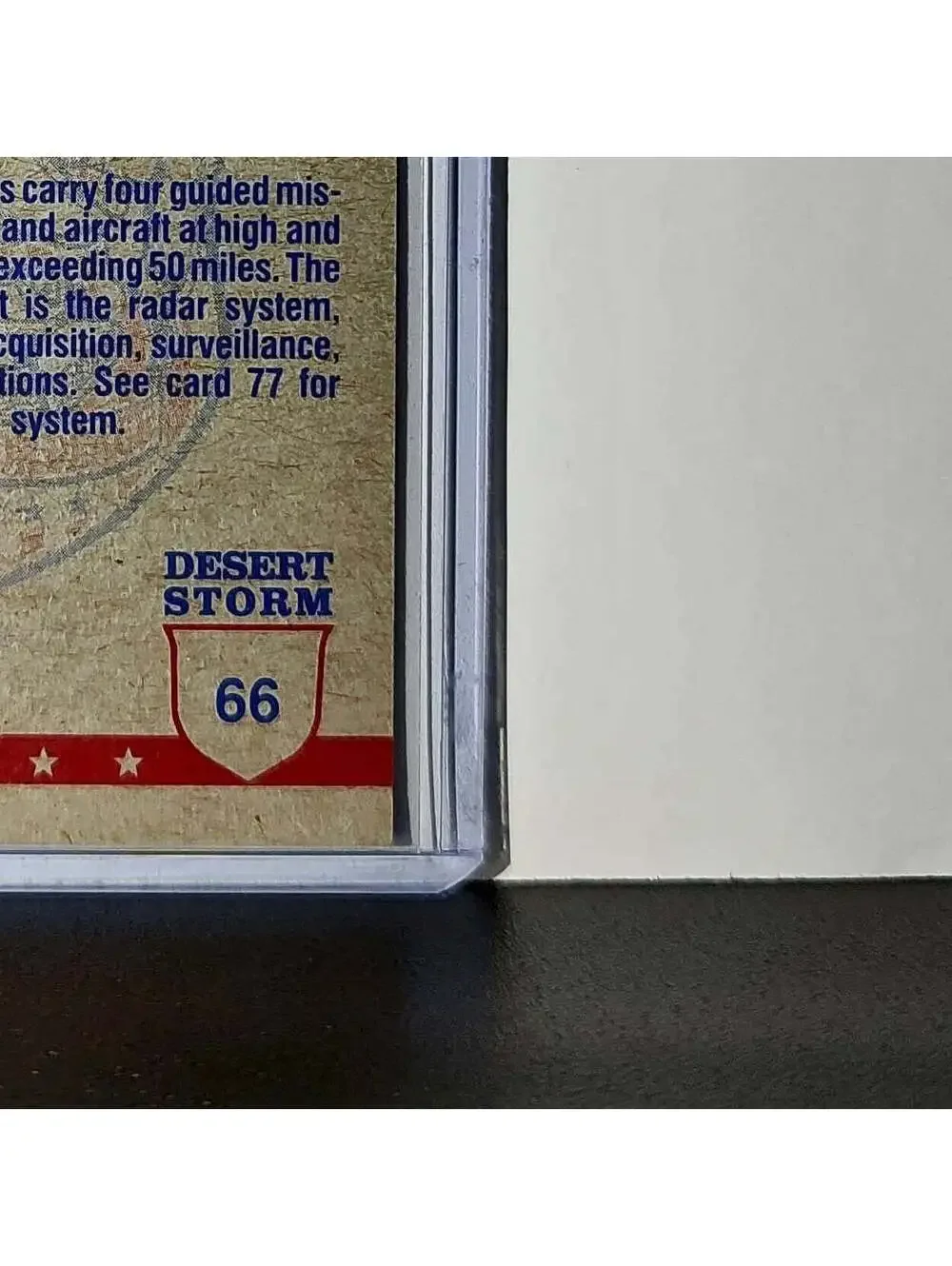 Patriot Control Center 1991 Topps Desert Storm #66 Card